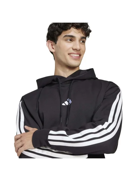 ADIDAS SPORTSWEAR Športová mikina Essentials čierna biela