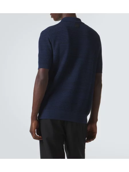 Tricou polo Etro albastru