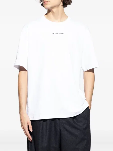 Tricou Samsøe Samsøe cu imagine alb