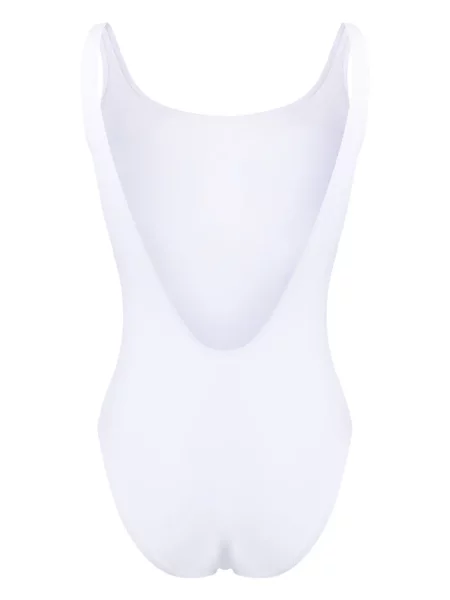 Raštuotas maudymosi kostiumėlis Moschino balta