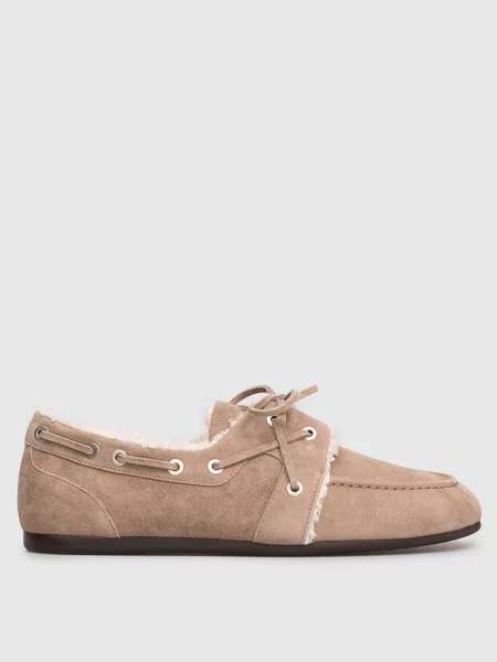 Замшеві лофери Peserico бежеві