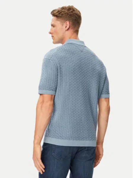 TOMMY HILFIGER Sveter modrosivá modrá