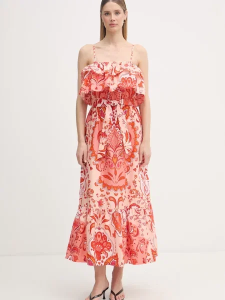 Gaudi rochie de vară din portocaliu