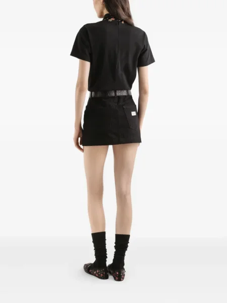 Φλοράλ μπλούζα Dolce & Gabbana μαύρο