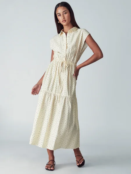 Willa Rochie tip bluză Marle negru alb