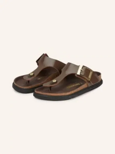 Birkenstock Prstové Ponožky Gizeh tmavě hnědá