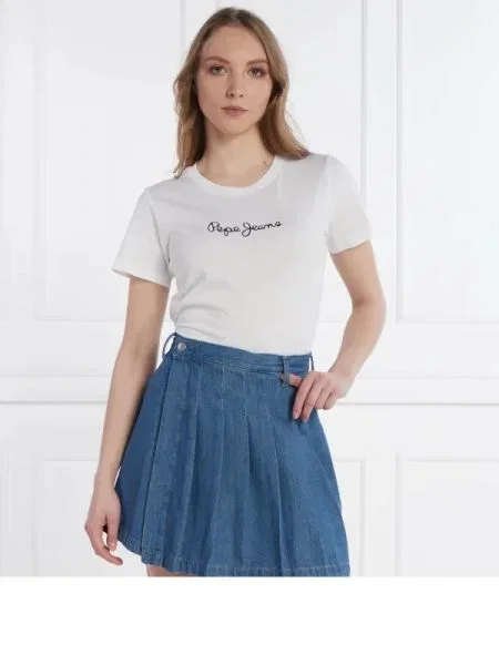 Pepe Jeans London Tricou LORETTE alb