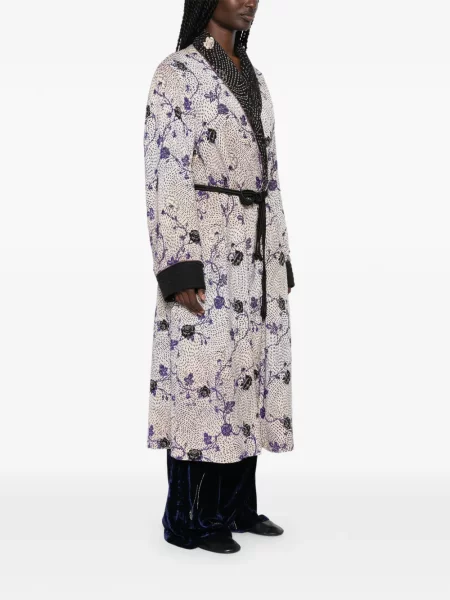 Palton Forte_forte cu model floral cu imagine