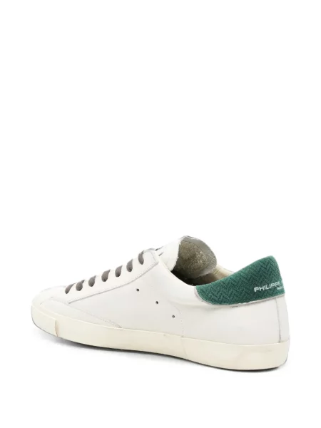 Sneakerși Philippe Model Paris zdrențuiți alb