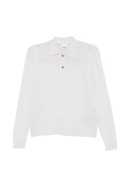 Lung top Allude alb