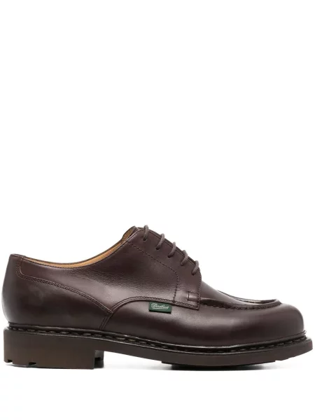 Pantofi derby Paraboot din piele maro