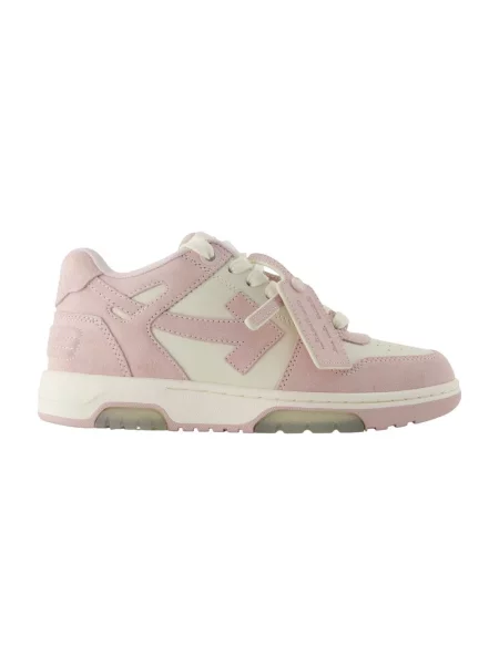 Sneakersy Off-white skórzane biznesowe białe