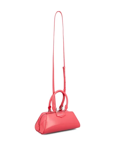 Geantă messenger Givenchy Antigona din piele roz