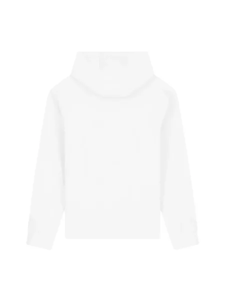 Bluza z kapturem Armani Exchange z kapturem biała