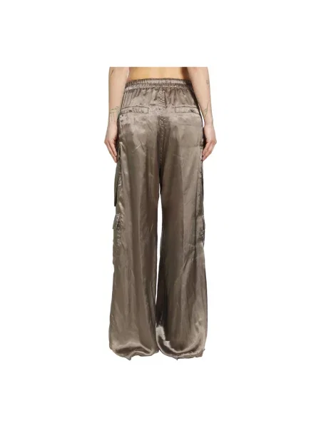 Spodnie Rick Owens brązowe