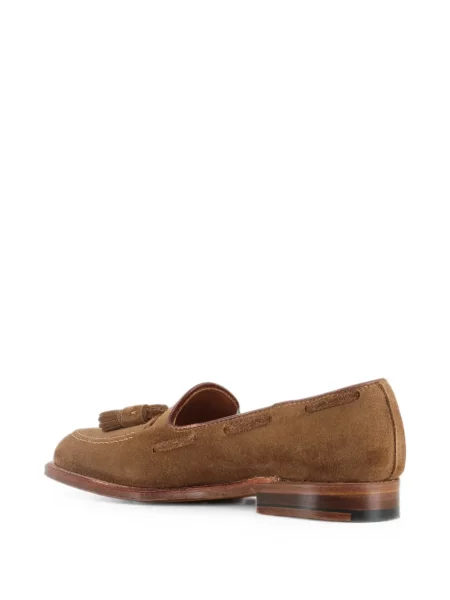 Pantofi loafer Alden din piele de căprioară maro