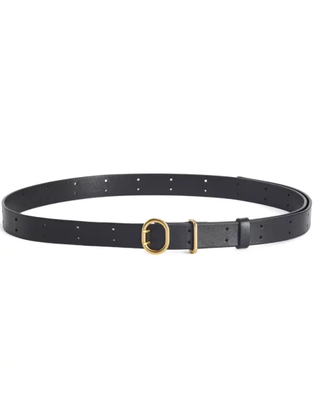 Curea Jil Sander din piele negru