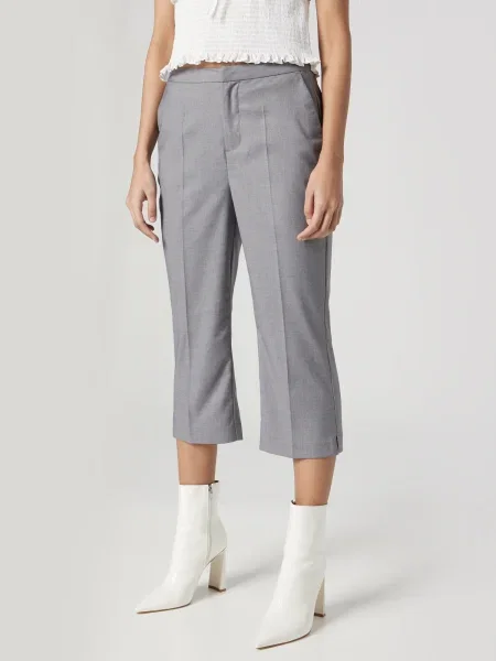 Bella x ABOUT YOU Pantaloni cu dungă Carmen' gri