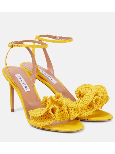Sandali Aquazzura rumena