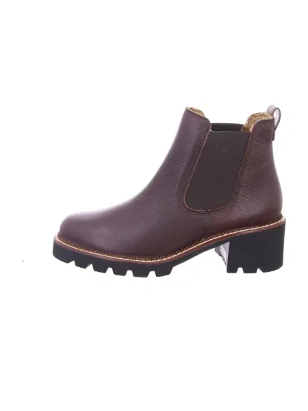Buty do kostki Paul Green skórzane zielone