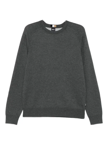 Hanorac crewneck Boss gri
