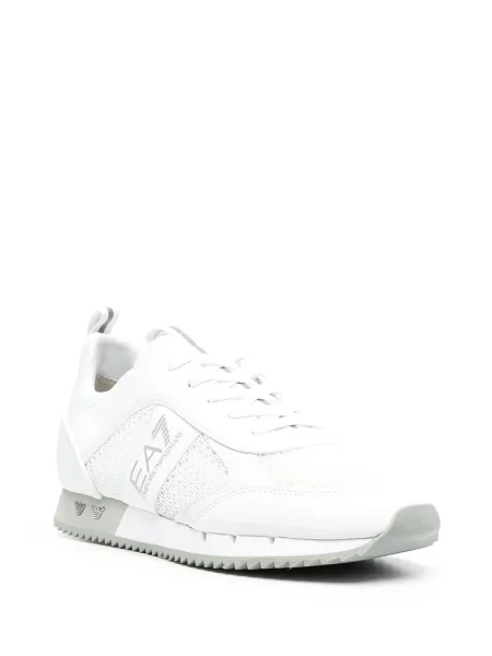 Dryžuotos sportbačiai Ea7 Emporio Armani balta