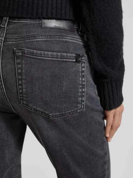 Jeansy bootcut z mieszanki bawełny Model „RAPALLO” Weekend Max Mara czarne