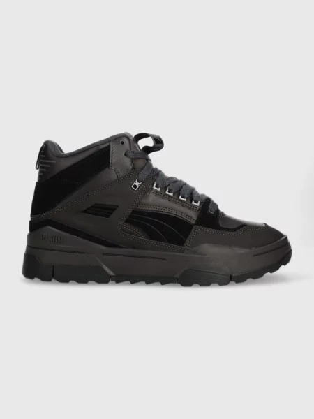 Sneakersy Puma skórzane szare