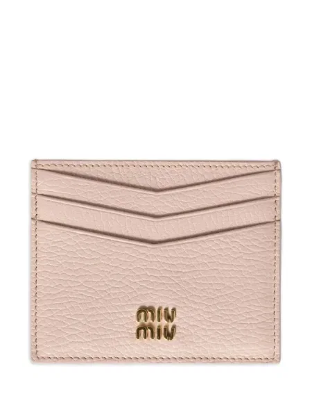 Portofel Miu Miu din piele roz