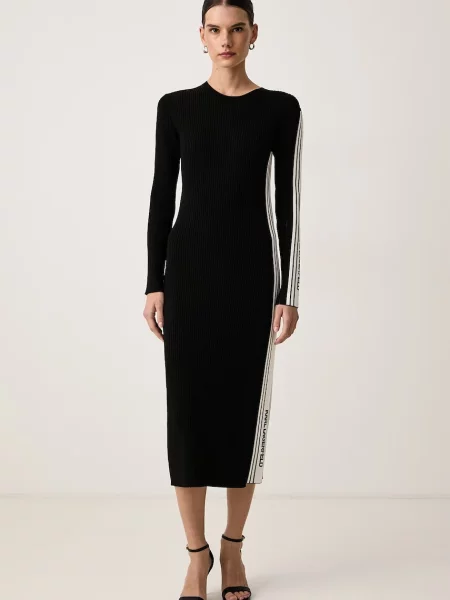 Karl Lagerfeld rochie cu vâscoză alb