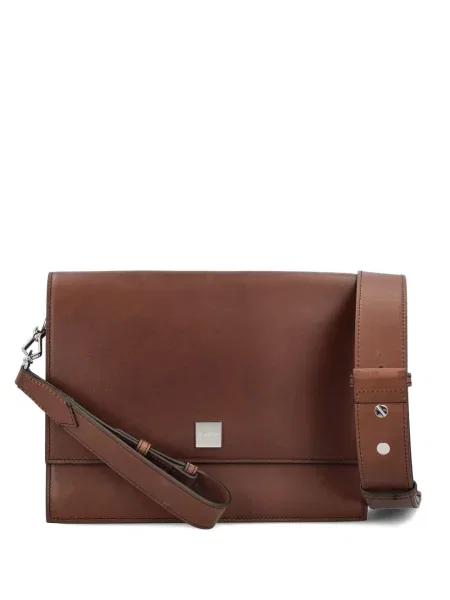 Geanta de piele Max Mara din piele maro