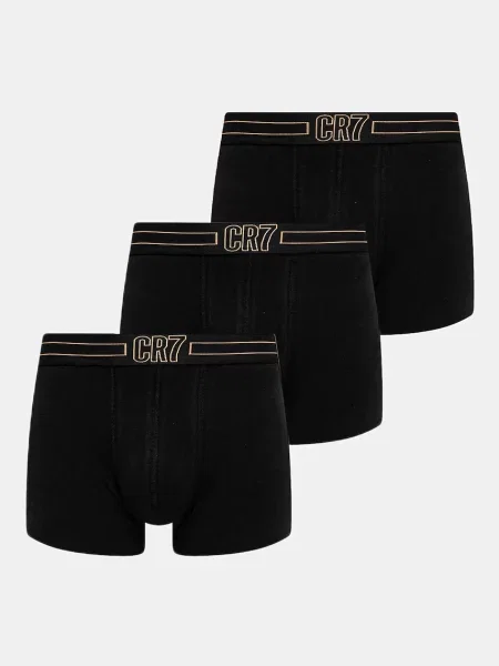 Pánske boxerky Basic Trunk 5 párov black/gold čierna