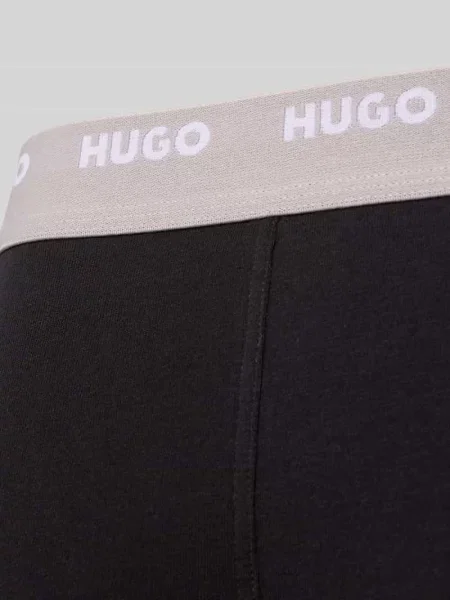 Spodnie w zestaw 5 szt. z mieszanka bawełny Hugo czarne