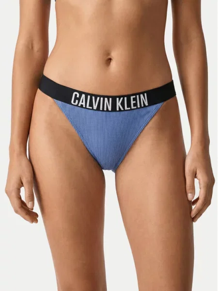 Calvin Klein Swimwear Dół od bikini niebieski
