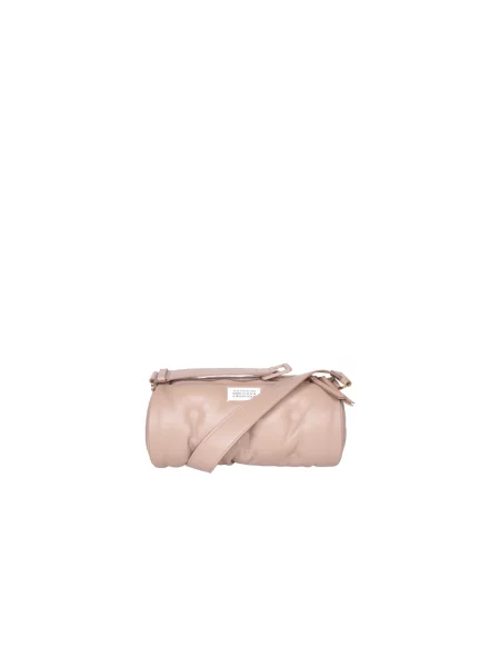 Torebka crossbody Maison Margiela skórzana beżowa