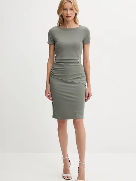 Спідниця Guess PRISCA mini олівець зелений