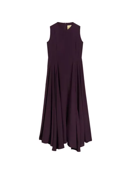 Rochie midi Momoni evazată violet