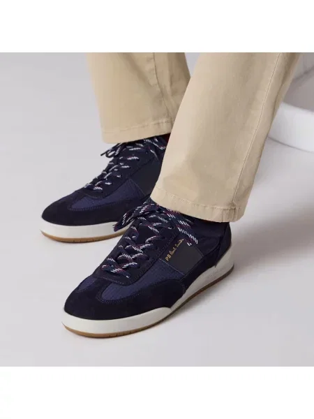 Sneakersy Paul Smith skórzane niebieskie