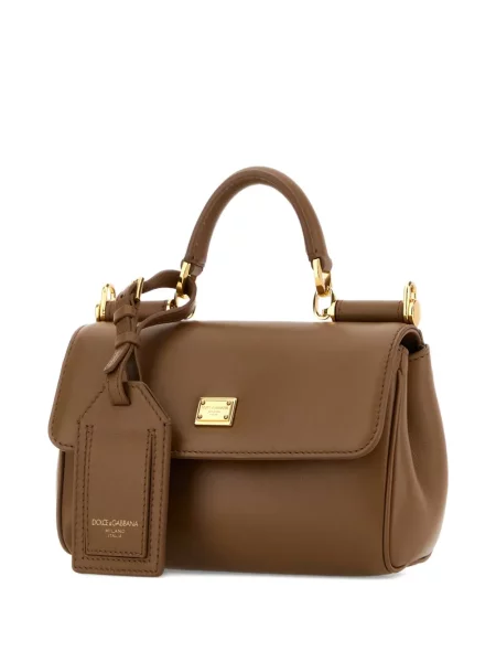 Geantă Dolce & Gabbana Sicily maro
