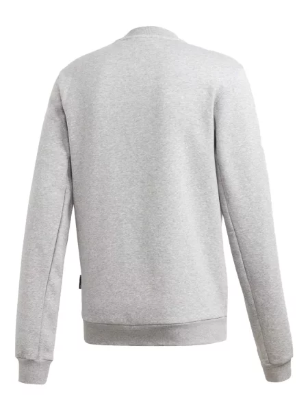 Pruhované krajkové pruhované tričko Adidas s vázáním šedé