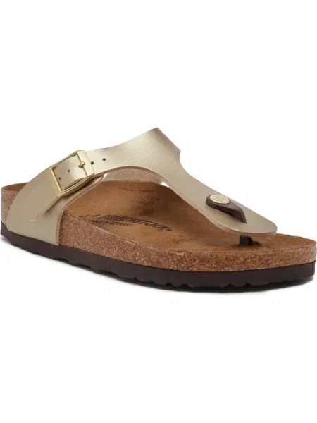 Papuci Birkenstock auriu