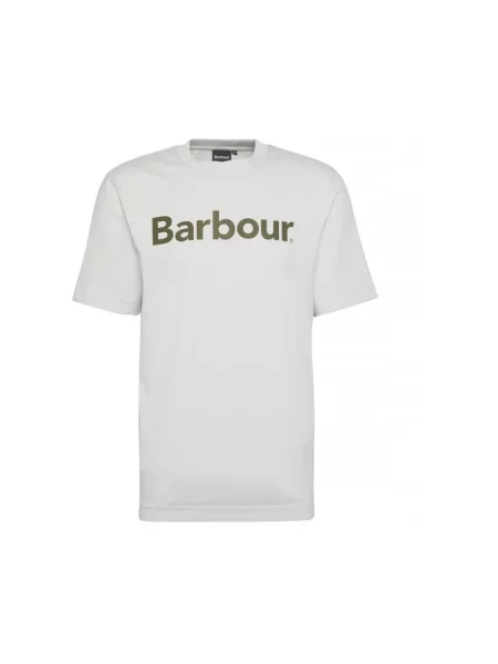 Koszulka Barbour z logo biała