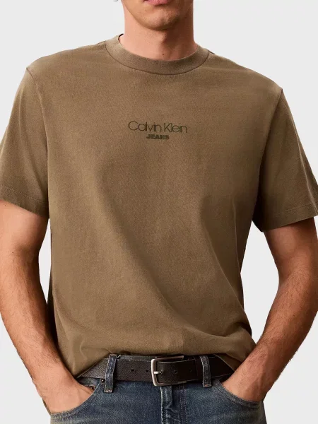 Футболка Calvin Klein Jeans коричнева