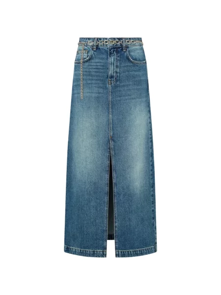 Lung fustă din denim Liu Jo albastru