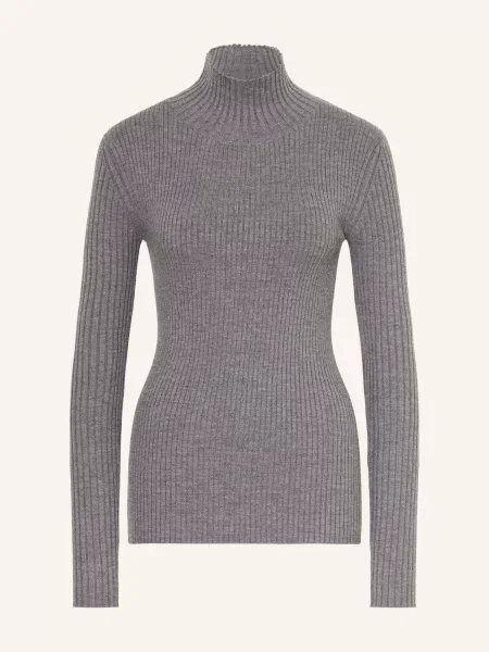 Victoria Beckham Svetry S Merino Vlnou šedá