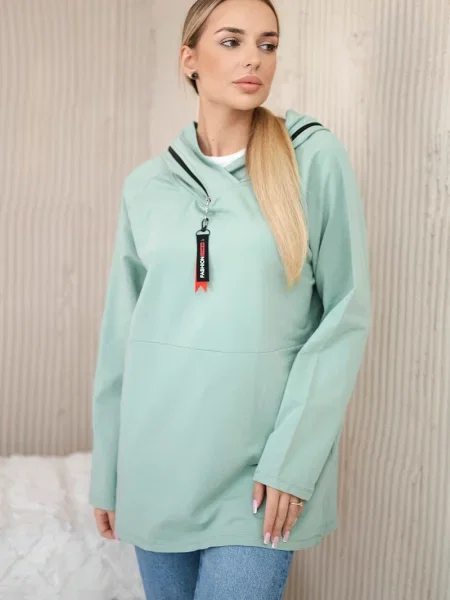 Tunică Kesi cu glugă kaki