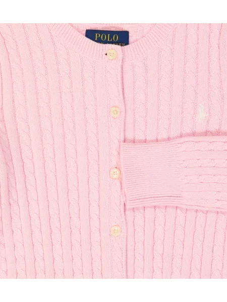 Gyerek kardigán Polo Ralph Lauren rózsaszín