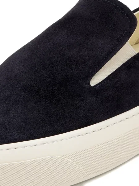 Chiloți Common Projects din piele de căprioară slip-on albastru