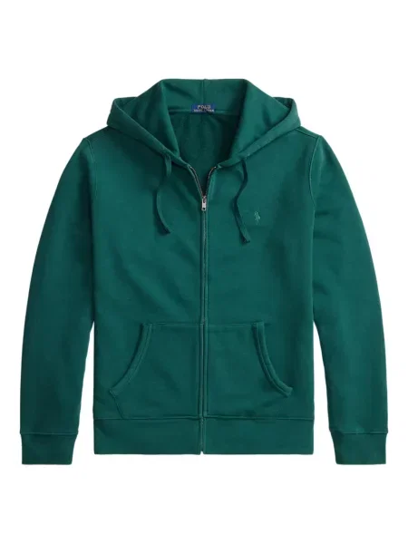 Ριγέ polo Polo Ralph Lauren με κουκούλα με αυτόγραφο λευκό