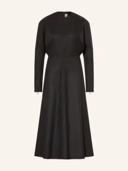 Victoria Beckham Šaty Dolman tmavě šedá